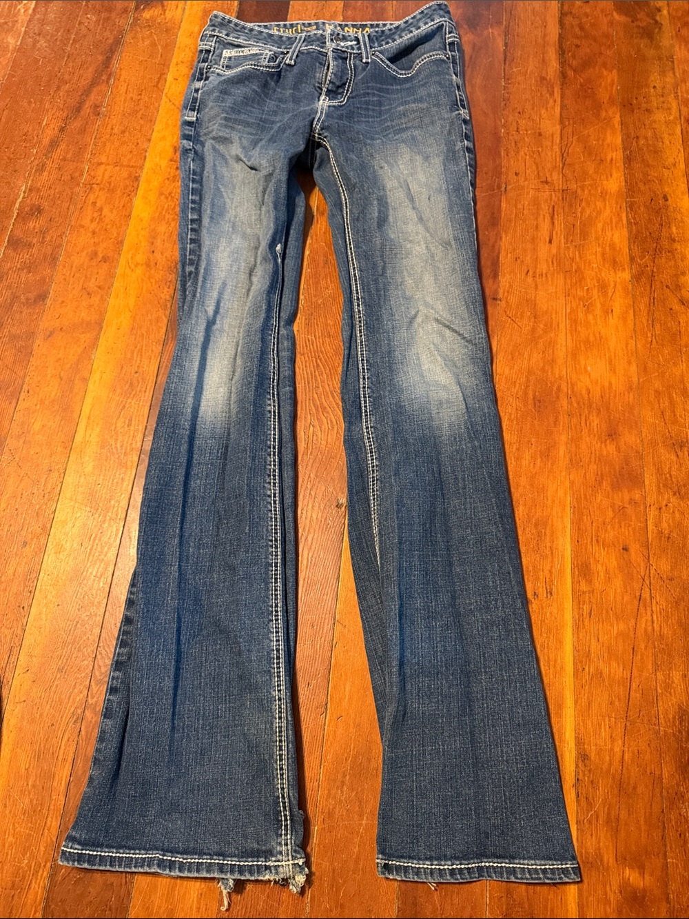 Cruel denim Women’s Blue Bootcut Jeans - Classic Washed Denim 28/5 XL